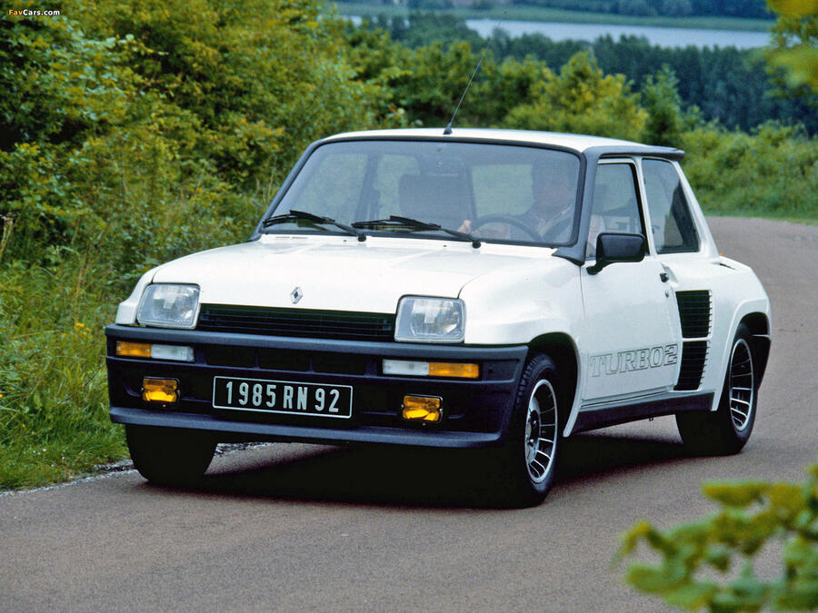 Renault 5 turbo 2 1980 tracking front