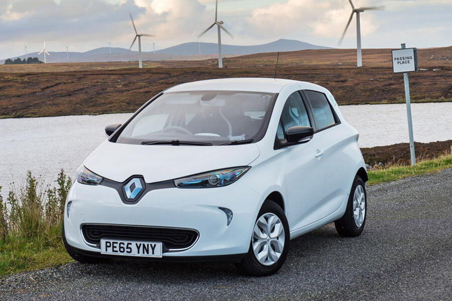 Renault zoe 2015 stationary front