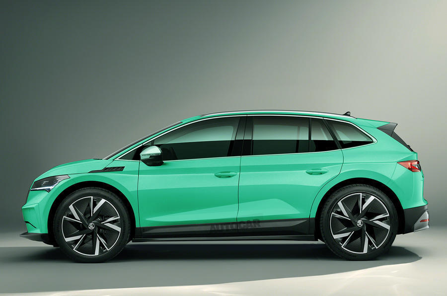 Skoda render 2021 green