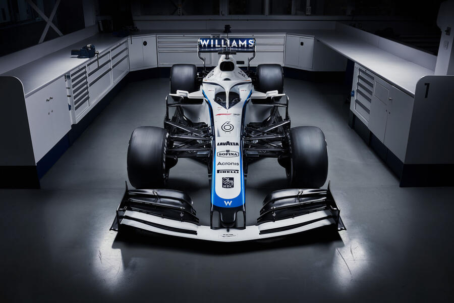 Williams in garage