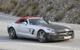 Facelifted Mercedes-Benz SLS AMG Roadster caught testing