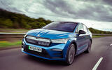 Skoda Enyaq VRS driving