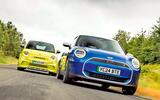 Abarth 500e vs mini cooper se lead