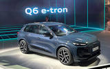 Audi Q6 e tron reveal event front three quarters