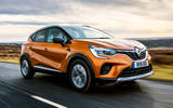 Renault Captur 2020 UK first drive review - tracking front