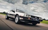 Electrogenic Delorean DMC 12 front three quarter