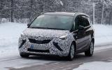 Vauxhall Zafira Tourer spy shots