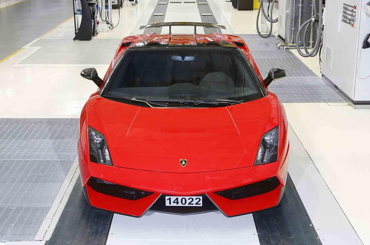 Lamborgini Gallardo ends production