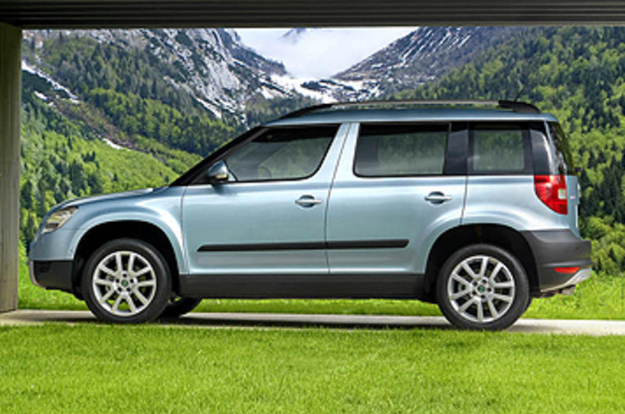 Skoda Yeti side profile