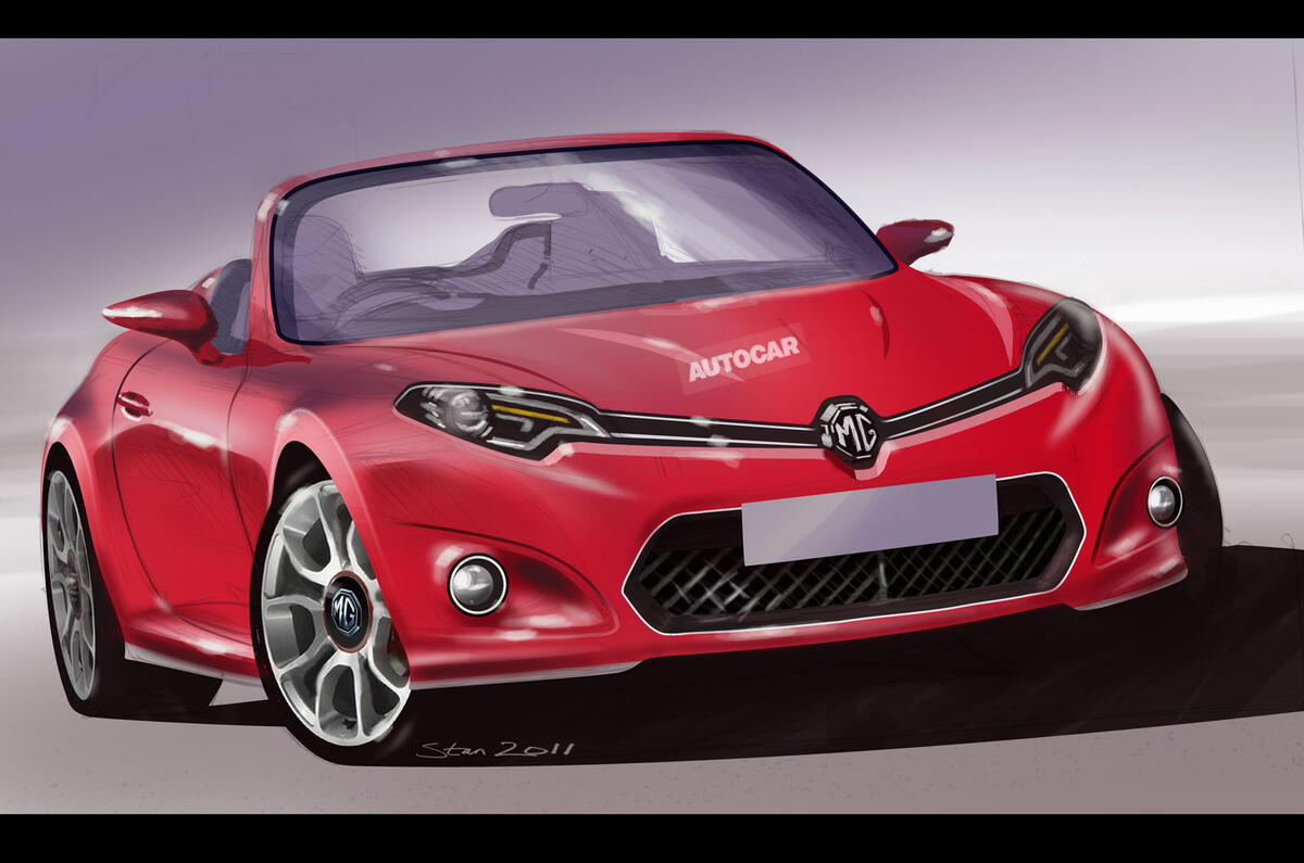 New MG sports car in development