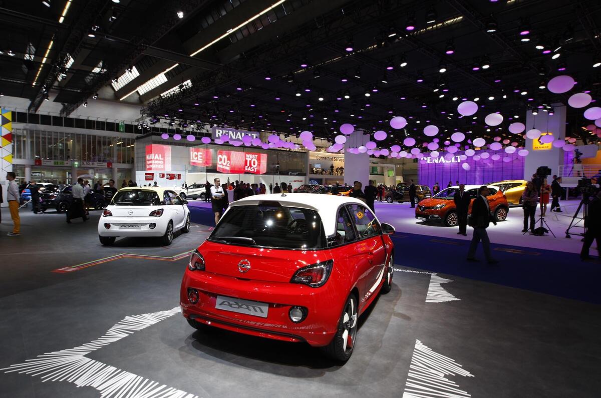 Frankfurt motor show 2013: Vauxhall Adam 1.0-litre