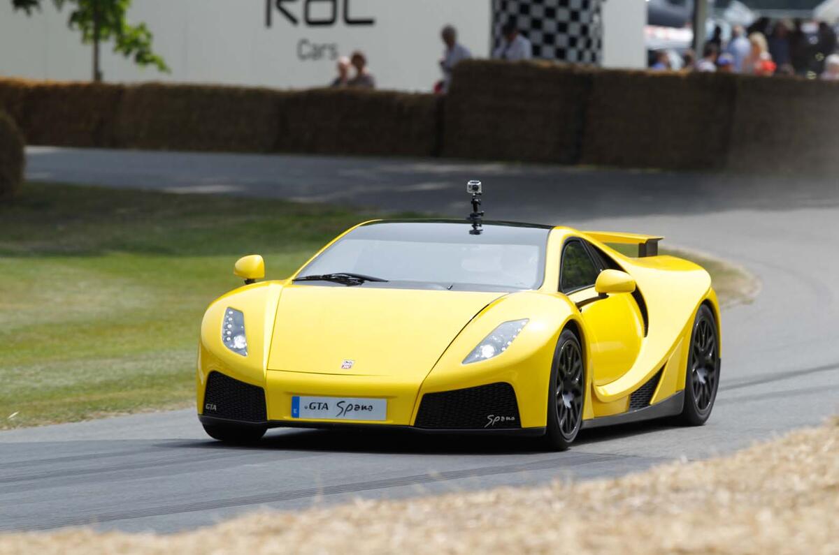 Production-spec GTA Spano shown