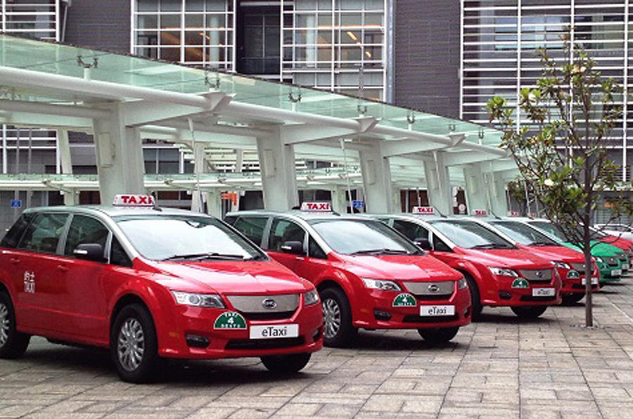 BYD launches first pure electric taxi fleet in Hong Kong
