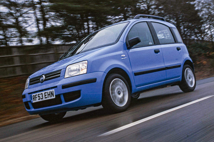 01 fiat panda mk2 front quarter