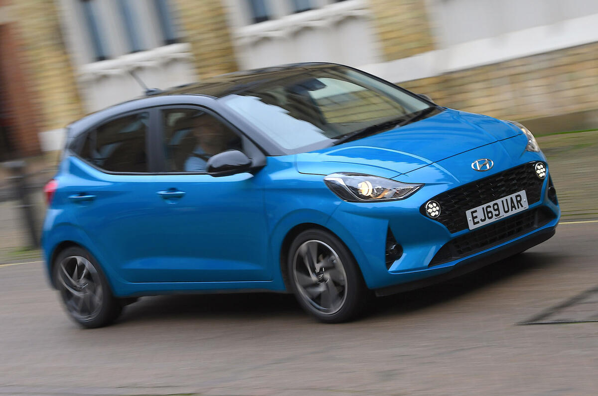 Hyundai i10 2020 UK first drive review - hero front