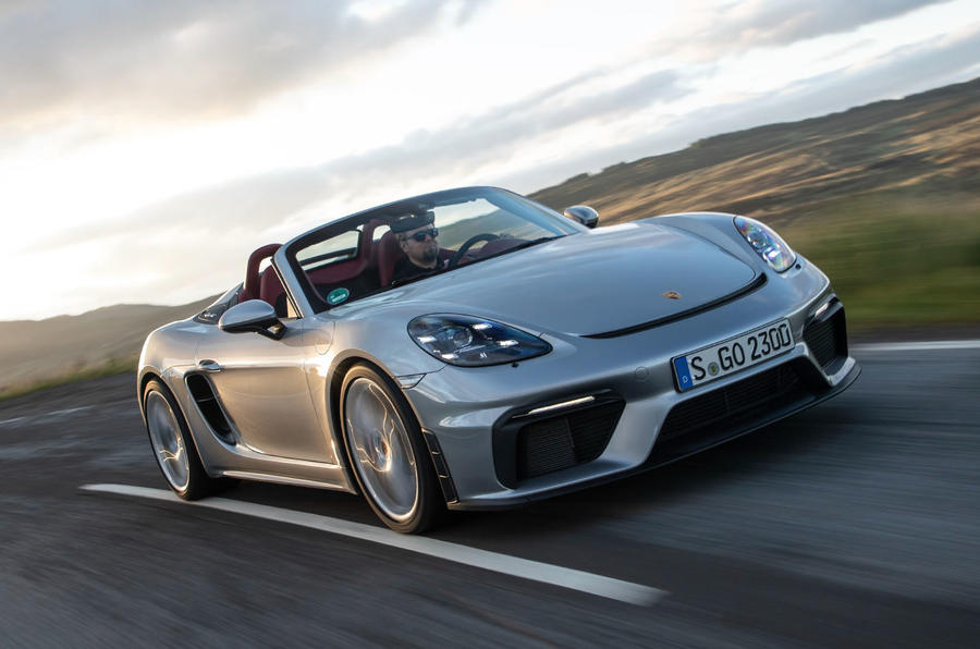 Porsche 718 Boxster Spyder 2019 first drive review - hero front