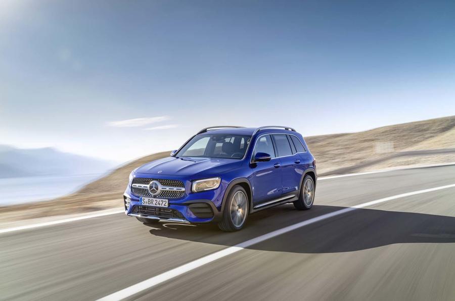Mercedes-Benz GLB reveal - driving front