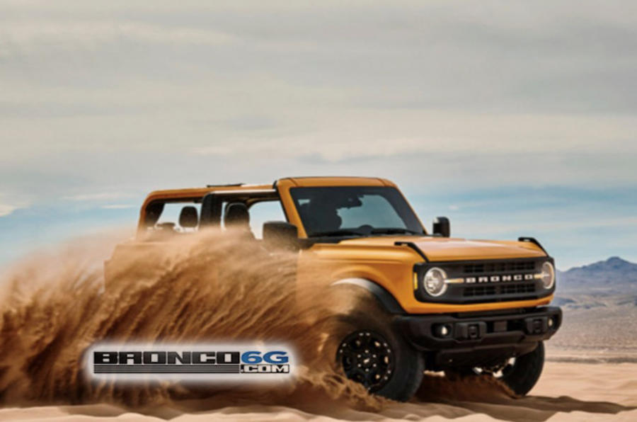 Ford Bronco two-door leak pic