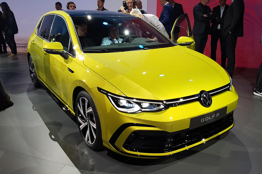 2020 Volkswagen Golf mk8 official reveal - front