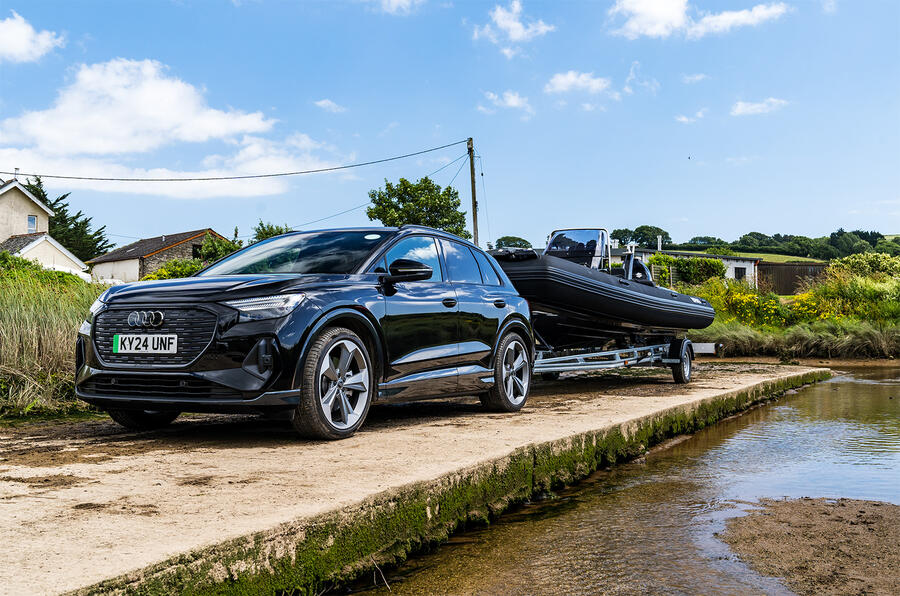 Audi Q4 e tron towing 7