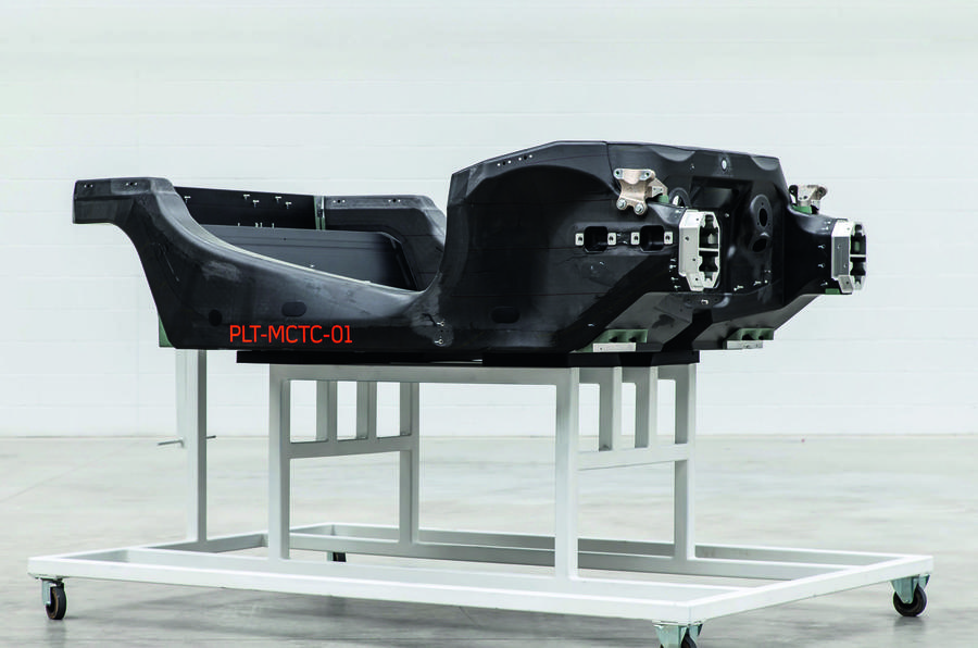McLaren carbonfibre tub 