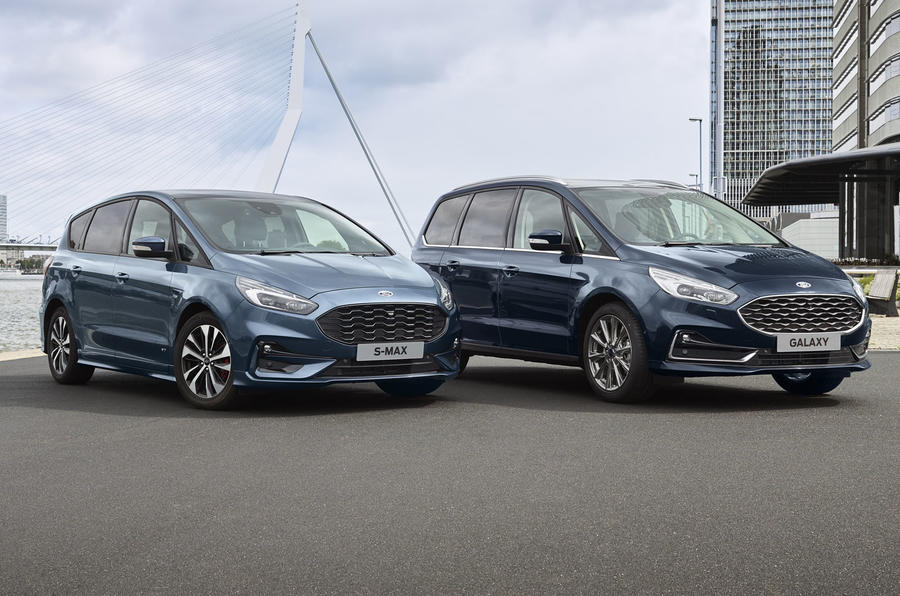 2021 Ford Galaxy and S-Max hybrids - front