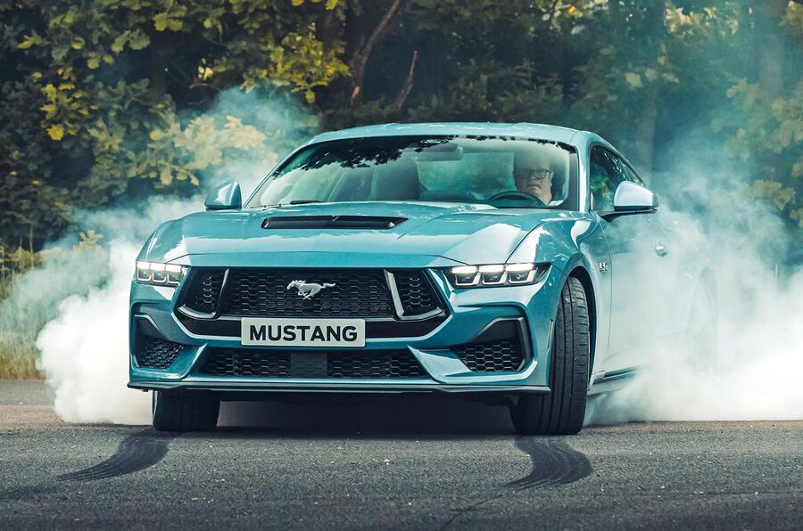 Ford mustang front burnout