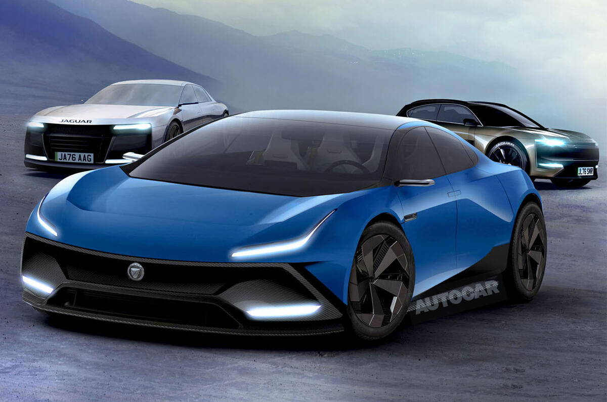 Jaguar EVs Autocar render 2024