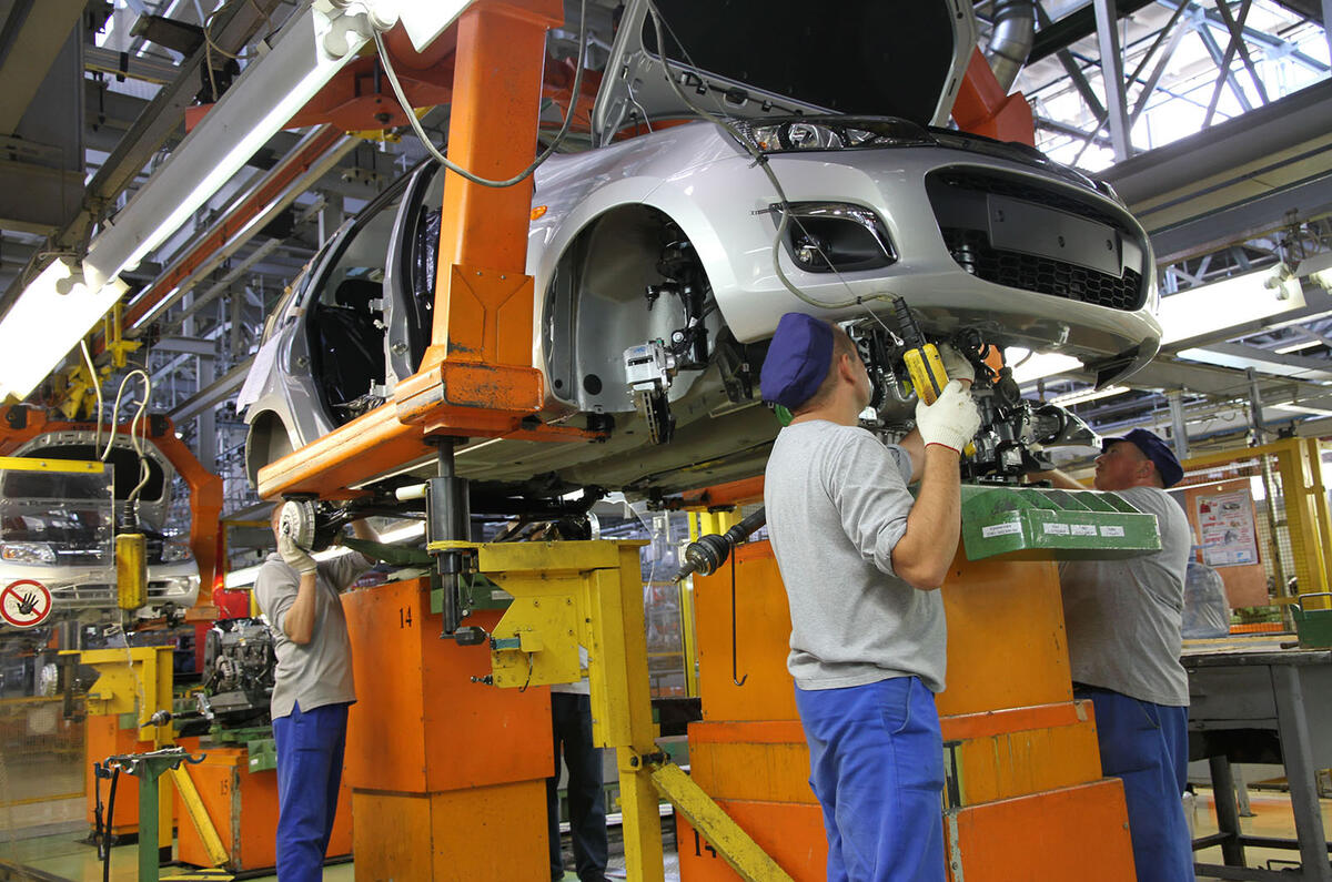 Lada production line