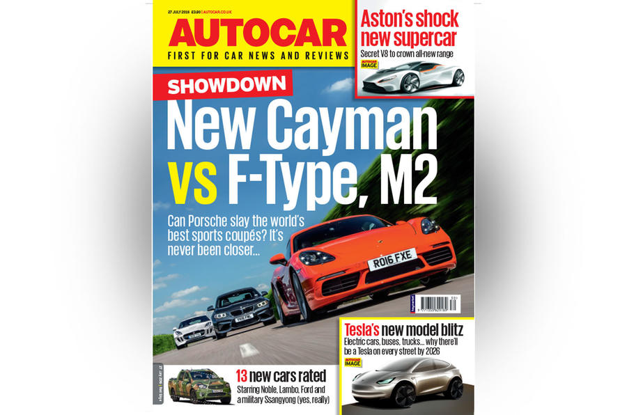 Autocar 27 July – Porsche 718 Cayman S