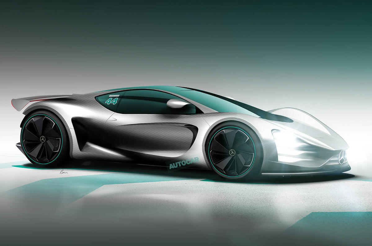 Merc supercar rendering