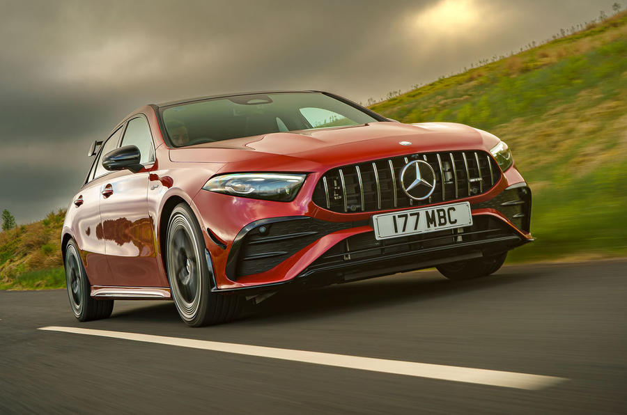 mercedes amg a35 review 2023 01 tracking front