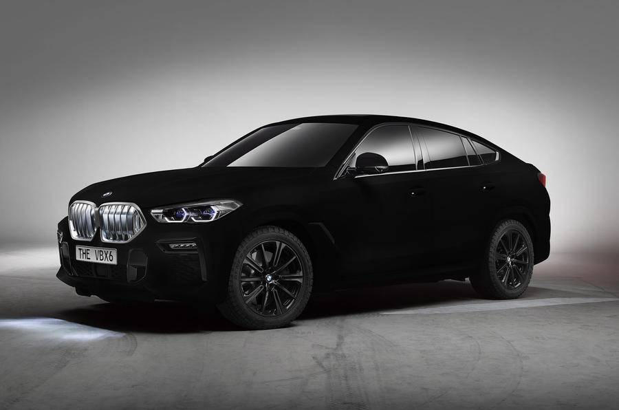 2019 BMW X6 Vantablack concept