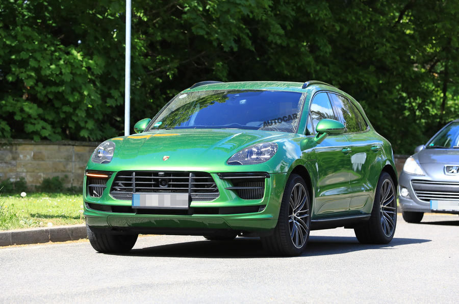 2018 Porsche Macan facelift: latest pictures show new front-end features