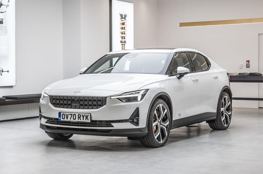 Used Polestar 2 in showroom