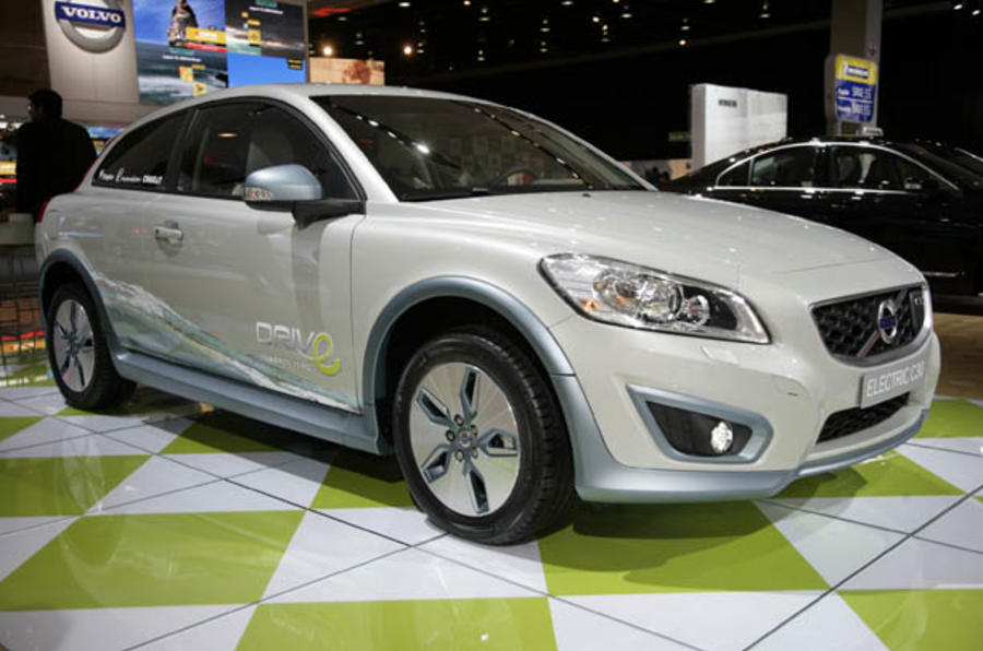 Detroit motor show: electric Volvo C30